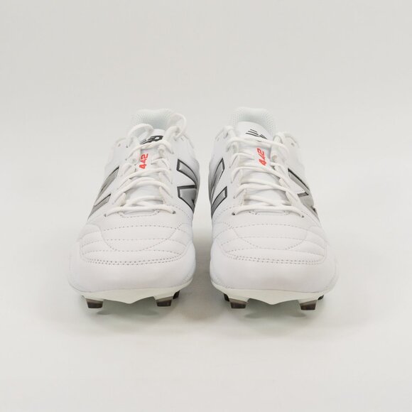 New Balance 442 V2 Team FG 'White' MS42FWT2 Leather Soccer Cleats Multi Size - Picture 5 of 10